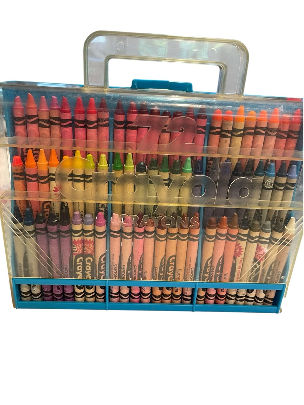 Vintage Crayola Crayons Case 72 Crayons